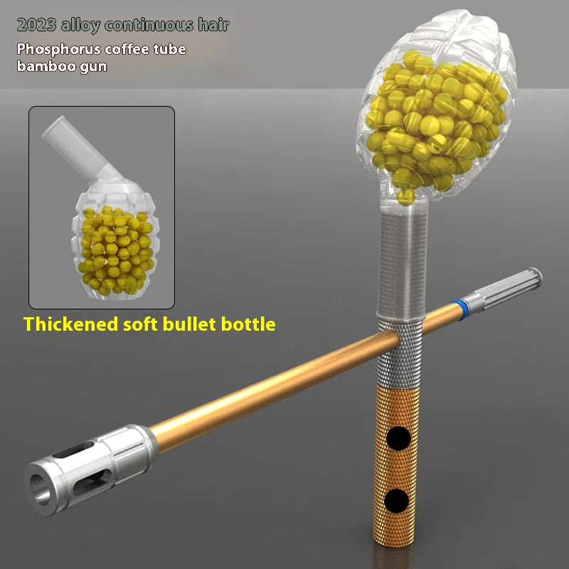 Bamboo Pipe Gun Toy