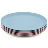 8 Inch Bamboo Plates - Set of 6
