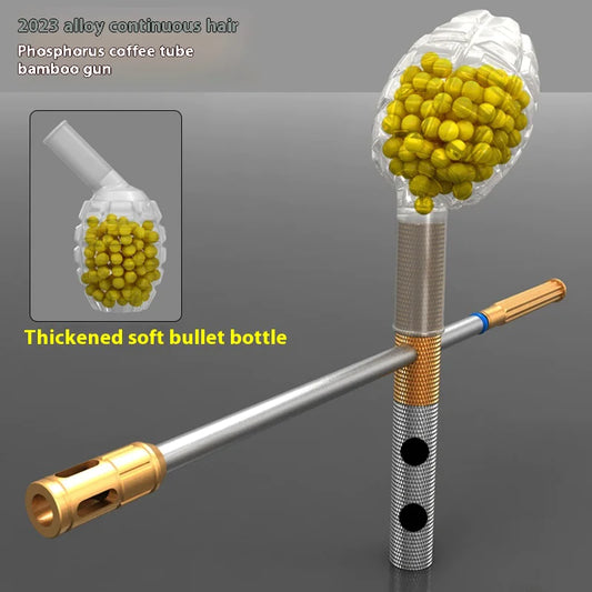 Bamboo Pipe Gun Toy