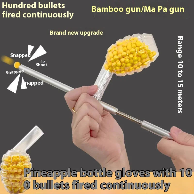 Bamboo Pipe Gun Toy