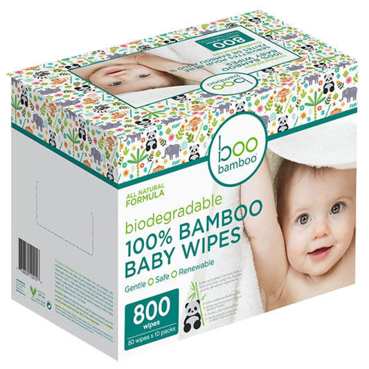 Bamboo Biodegradable 100% Baby Wipes