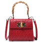 Trapezoid Bamboo Handbag