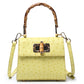 Trapezoid Bamboo Handbag
