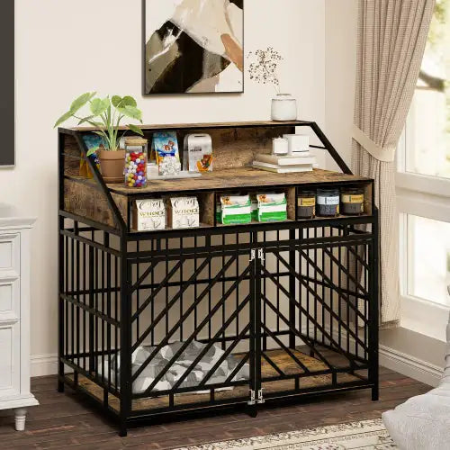 Bamboo Elevated Crate With Storage