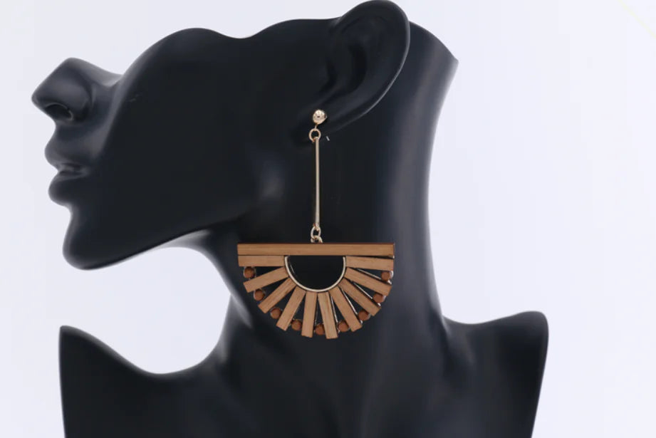 Hollow Bamboo Earrings