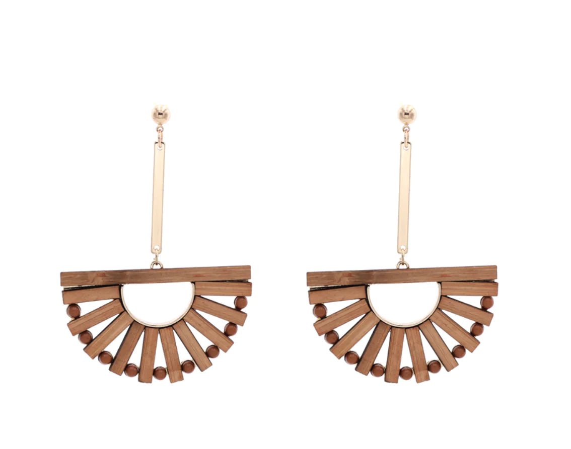 Hollow Bamboo Earrings