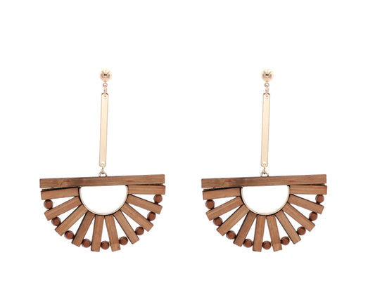 Hollow Bamboo Earrings
