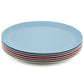 8 Inch Bamboo Plates - Set of 6