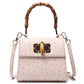 Trapezoid Bamboo Handbag