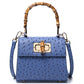 Trapezoid Bamboo Handbag