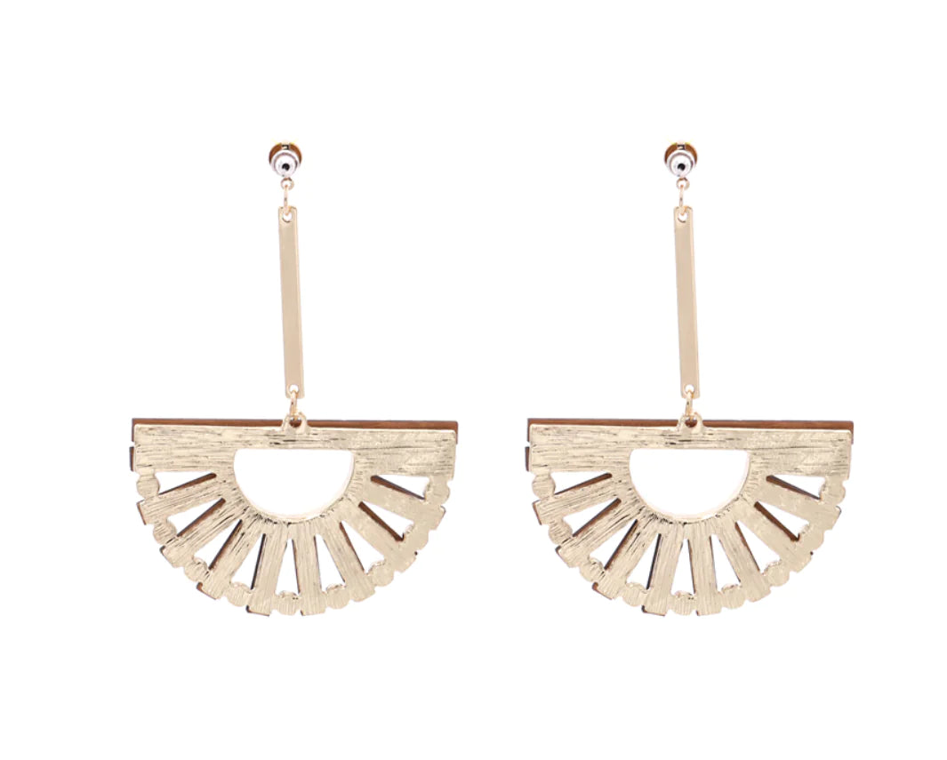 Hollow Bamboo Earrings